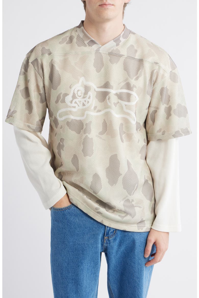 Chuck Layered Long Sleeve Shirt, Main, color, CAMO