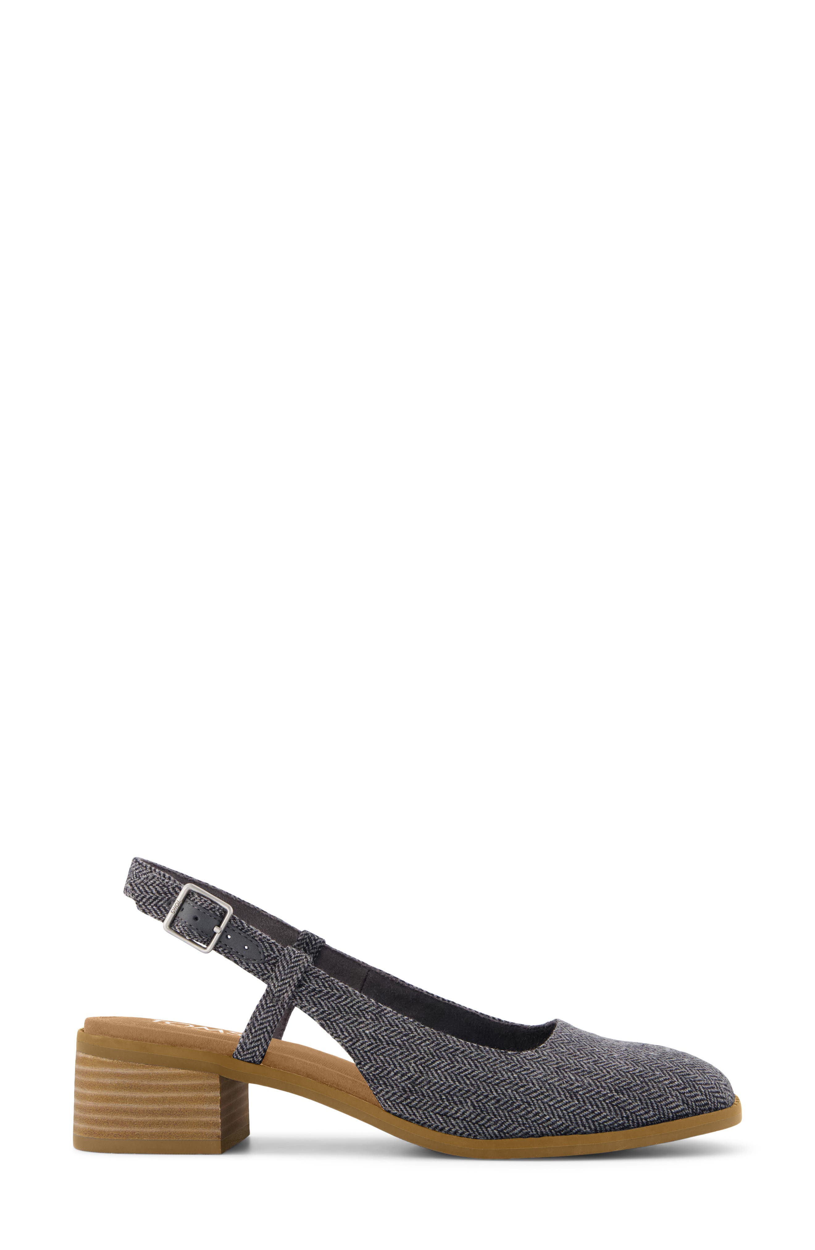 Jaclyn Slingback Sandal, Alternate, color, CHARCOAL