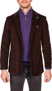 TailorByrd Modern Fit Solid Fine Wale Corduroy Sport Coat