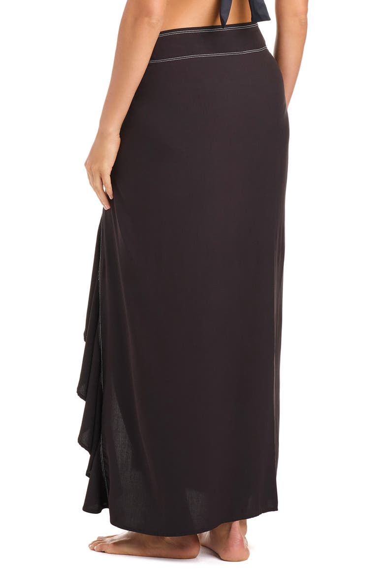 Cover-Up Pareo, Alternate, color, BLACK