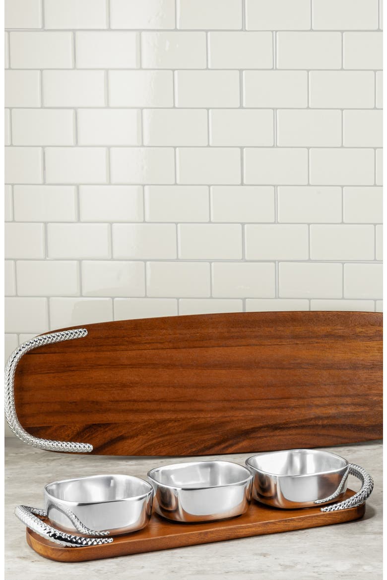 Condiment Trio Set, Alternate, color, BROWN