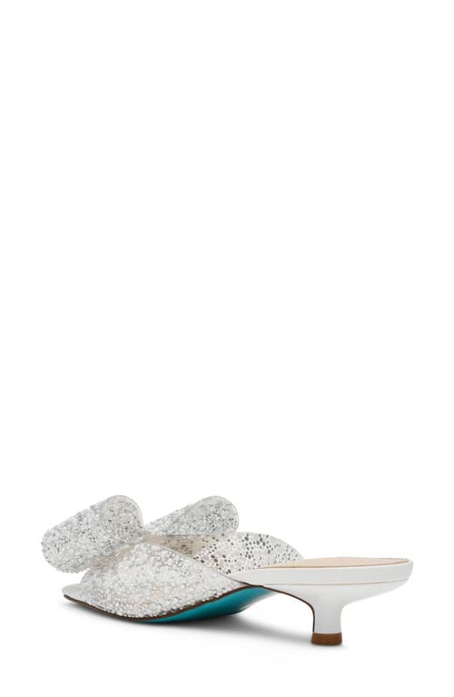 BETSEY JOHNSON BETSEY JOHNSON BABE KITTEN HEEL SLIDE SANDAL 