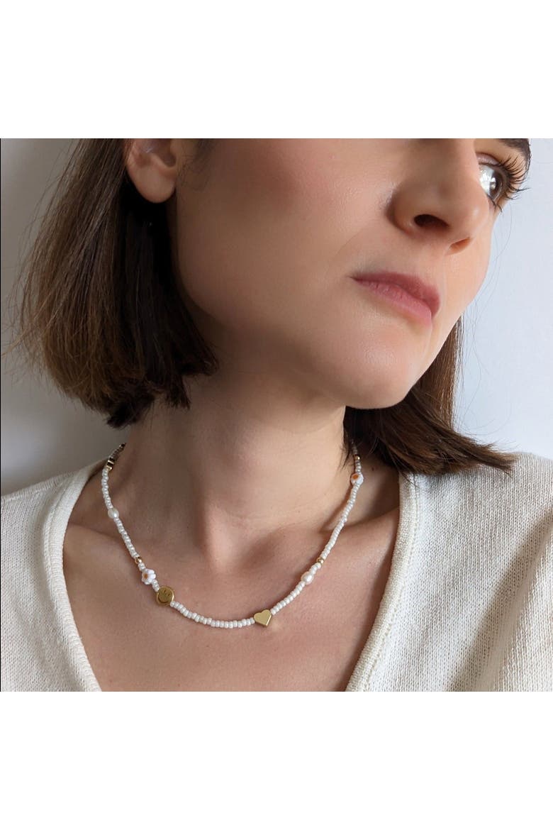 Charm Necklace, Alternate, color, Beaded
