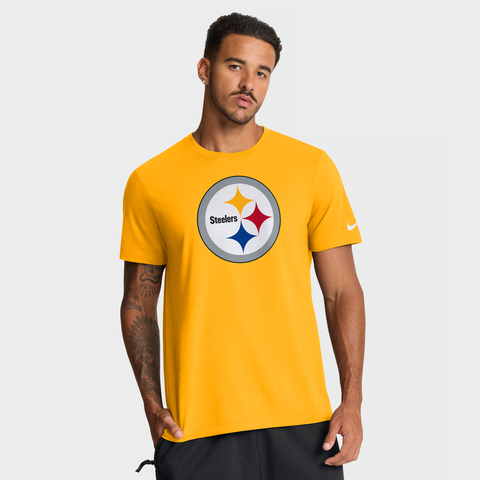 Men's Nike Gold Pittsburgh Steelers Essential Logo T-Shirt