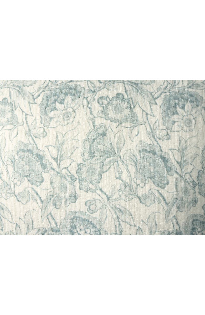 Coyuchi Balboa Organic Matelassé Print Decorative Pillow Cover, Alternate, color, Undyed W/ Dew