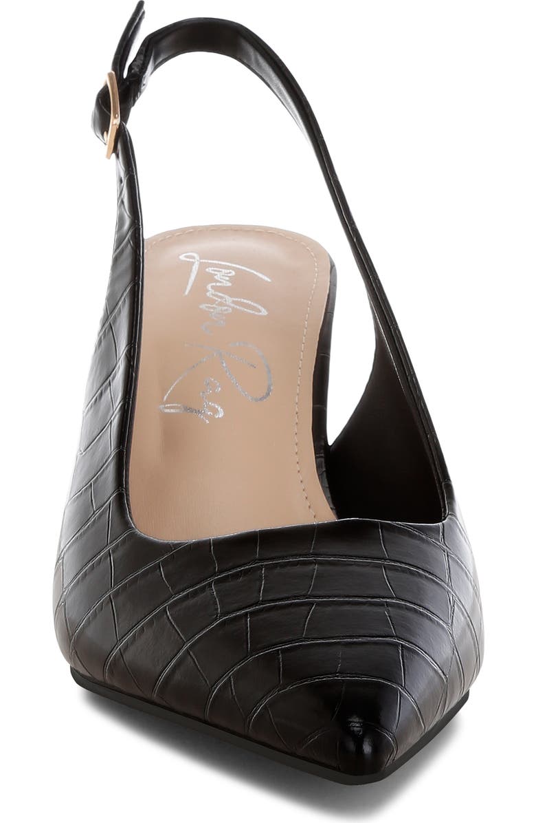 LONDON RAG Halins Pointed Toe Slingback Pump, Alternate, color, Black