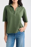 Frank & Eileen Patty Popover Henley Top