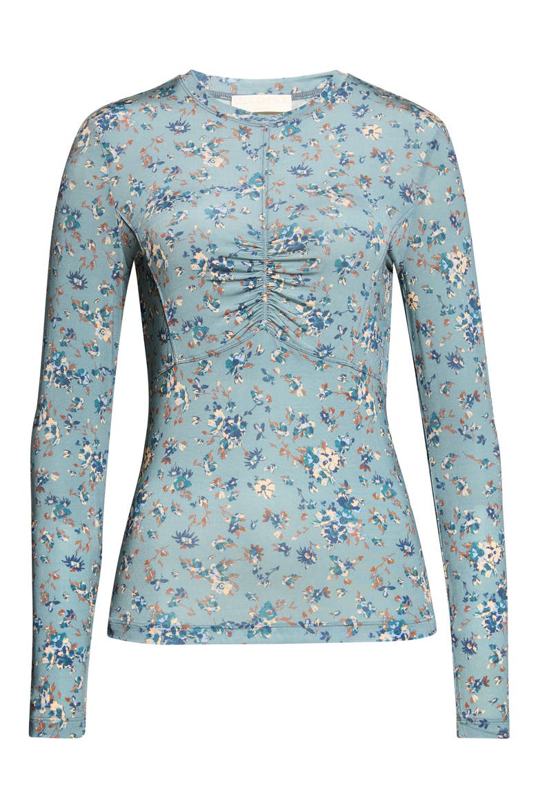 Neri Jersey Top, Main, color, CELESTE FLORAL