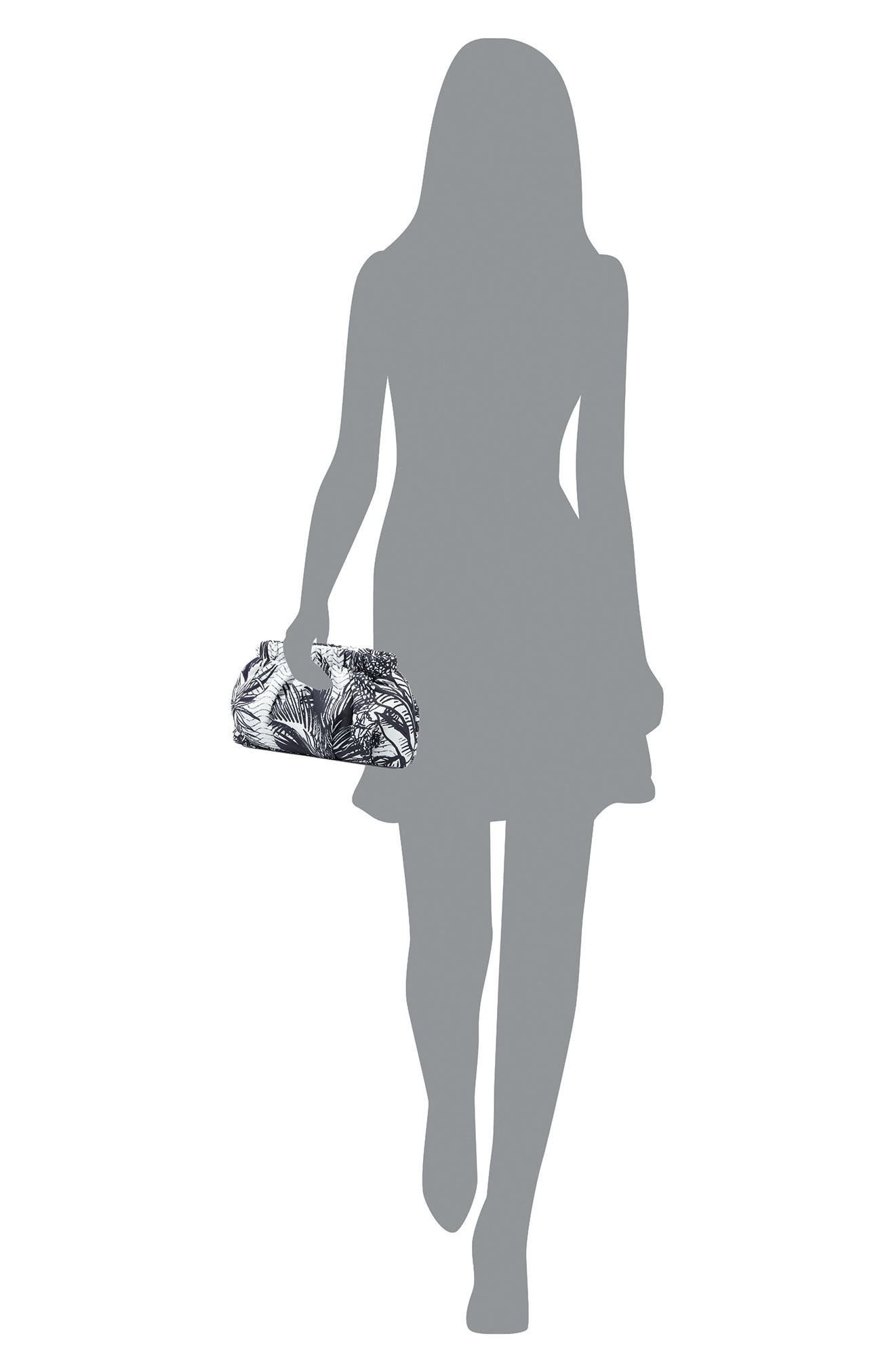 Harlo Nylon Clutch, Alternate, color, NAVY