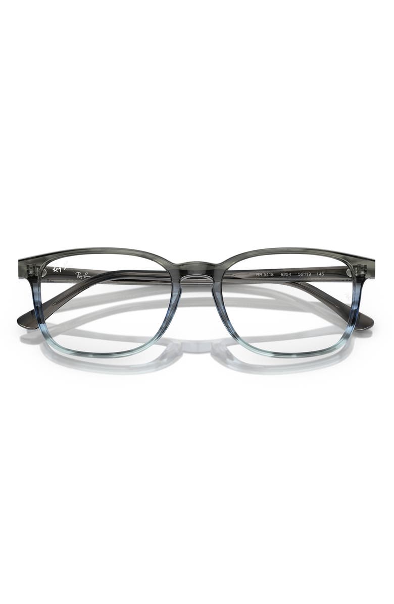 Ray-Ban 56MM PILLOW, Alternate, color, Grey Gradient