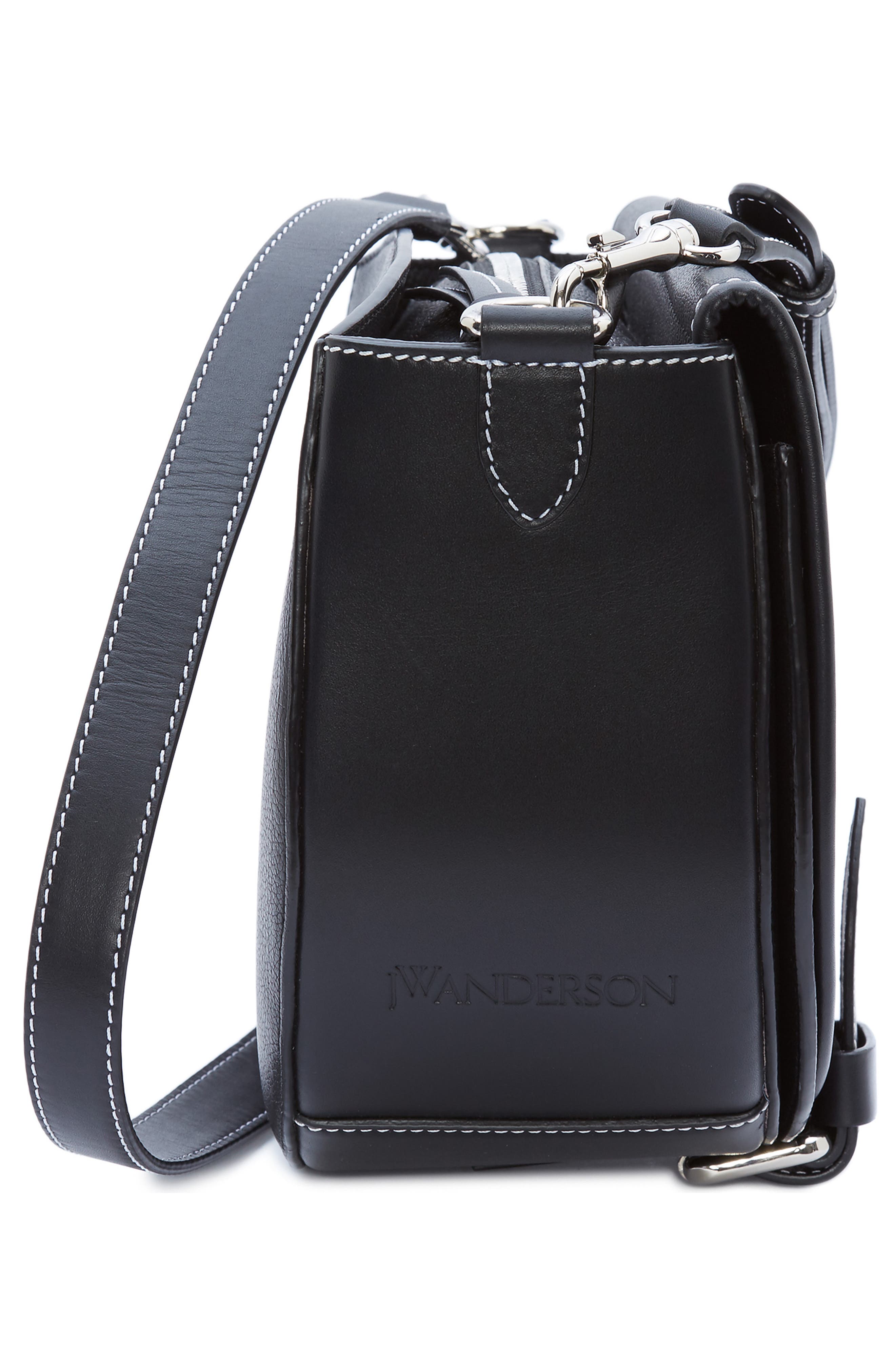 JW Anderson Small Bike Leather Crossbody Bag, Alternate, color, 