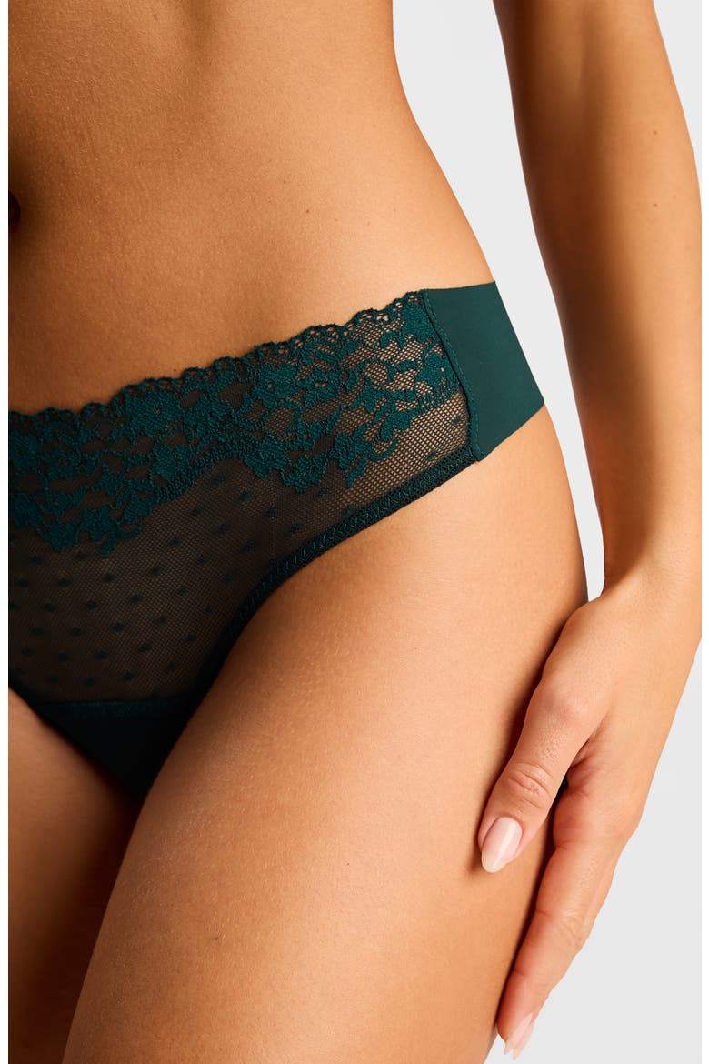 Double Take Thong, Alternate, color, JUNIPER