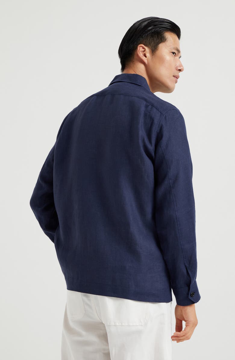 Brunello Cucinelli Linen guayabera, Alternate, color, 