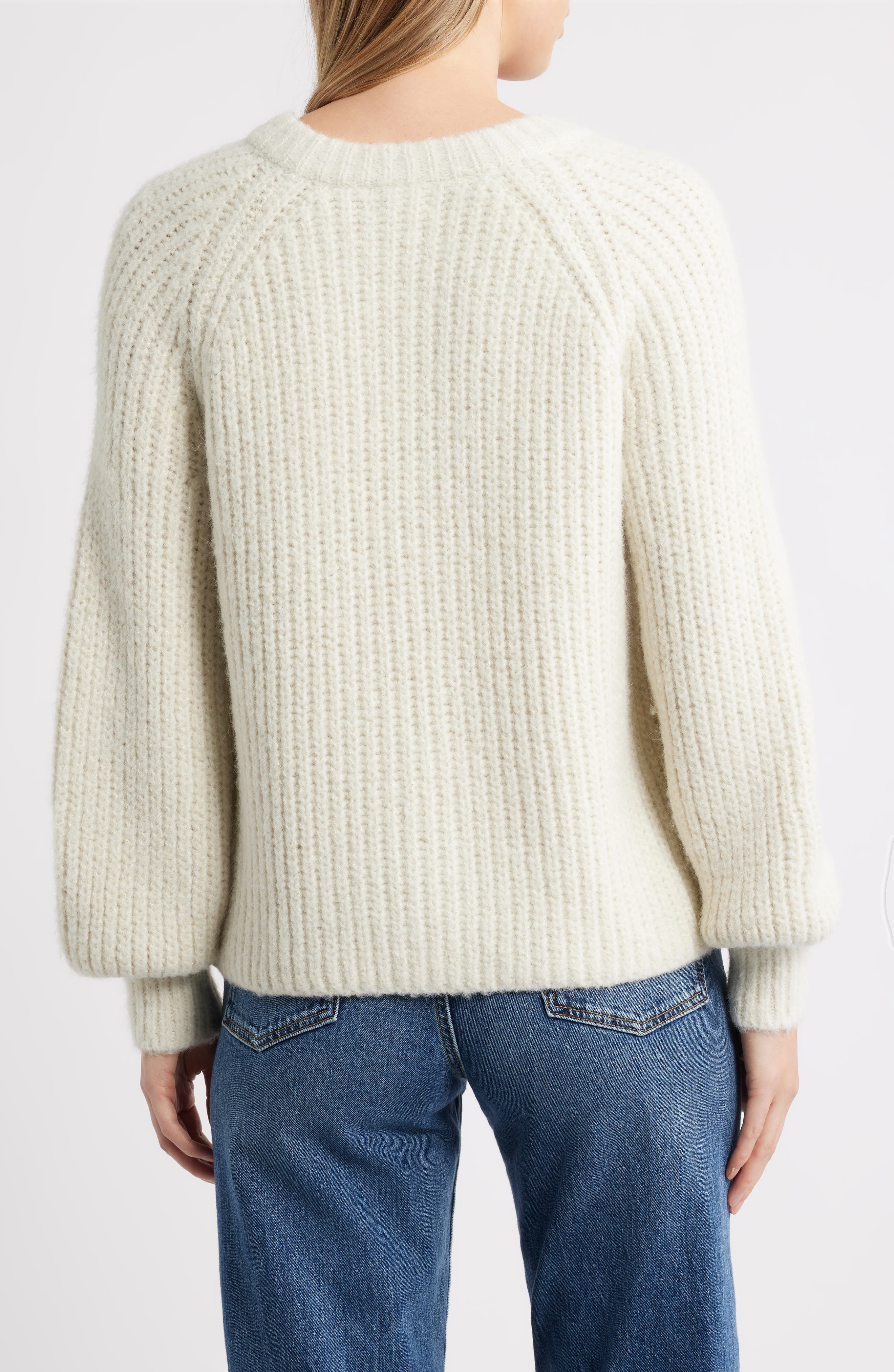 Metallic Shaker Stitch Cardigan - image 4