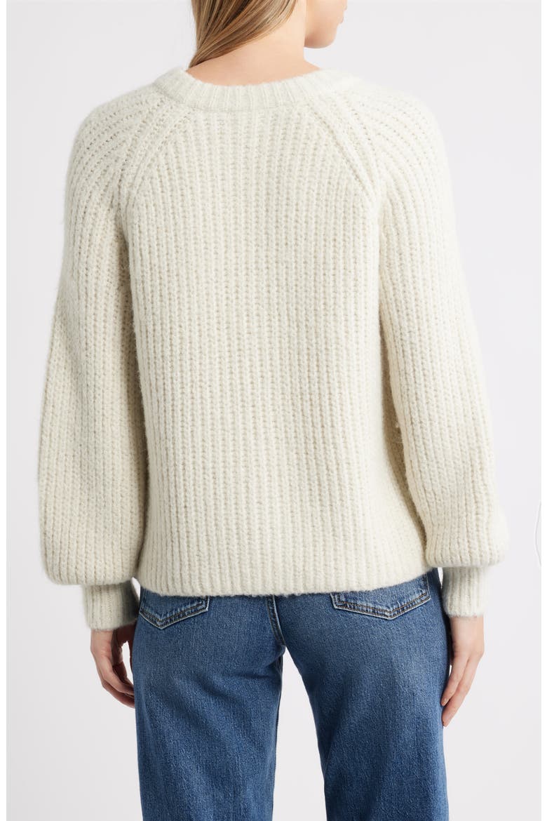 Metallic Shaker Stitch Cardigan, Alternate, color, IVORY PRISTINE