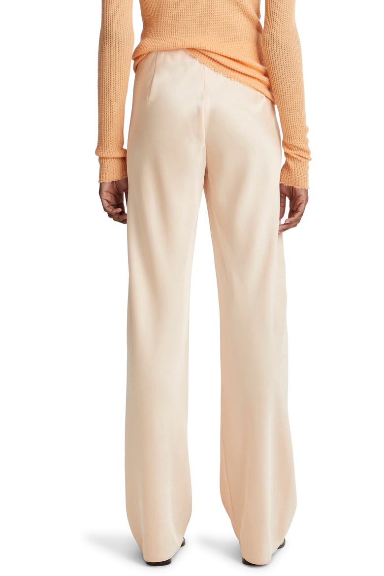 Satin Bias Cut Pants, Alternate, color, CANTALOUPE