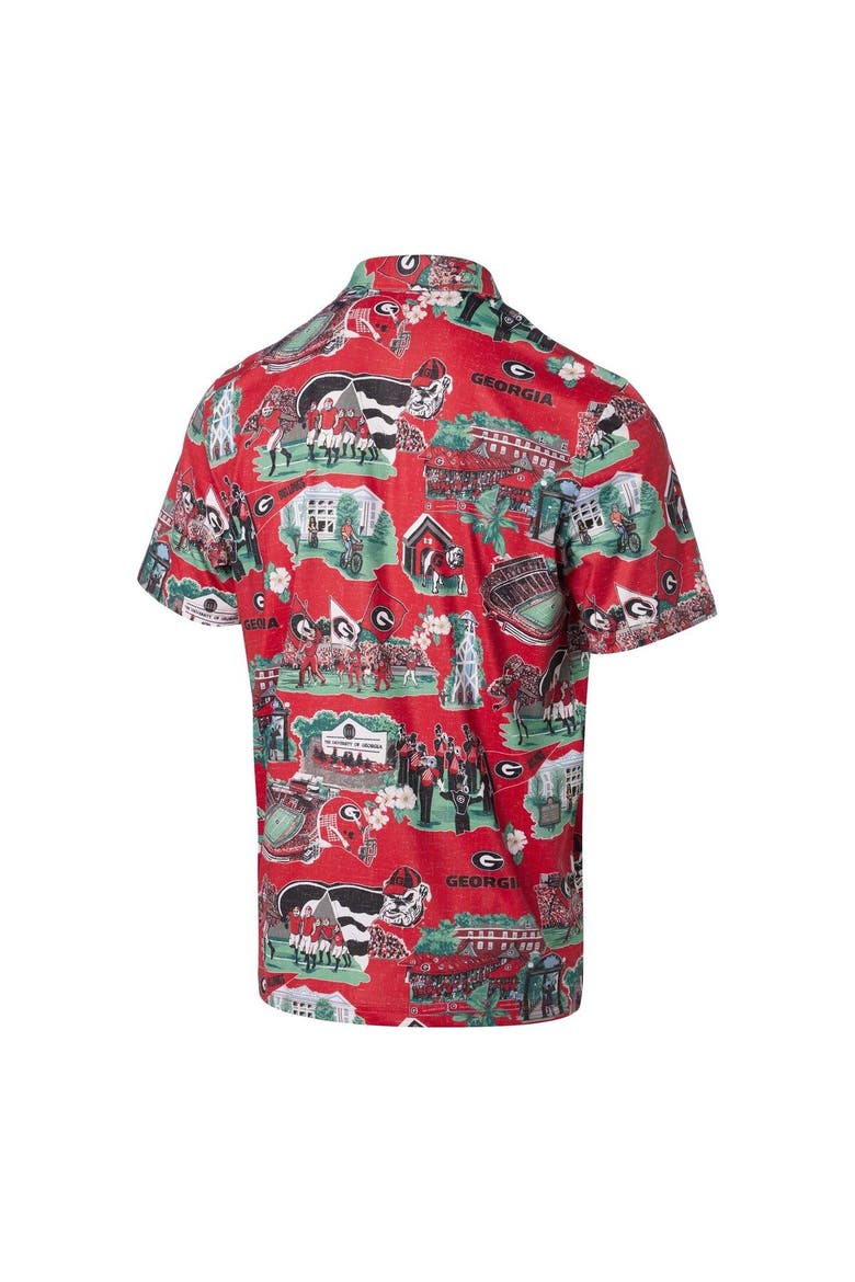 Men's Reyn Spooner Red Georgia Bulldogs Scenic Polo, Alternate, color, Red
