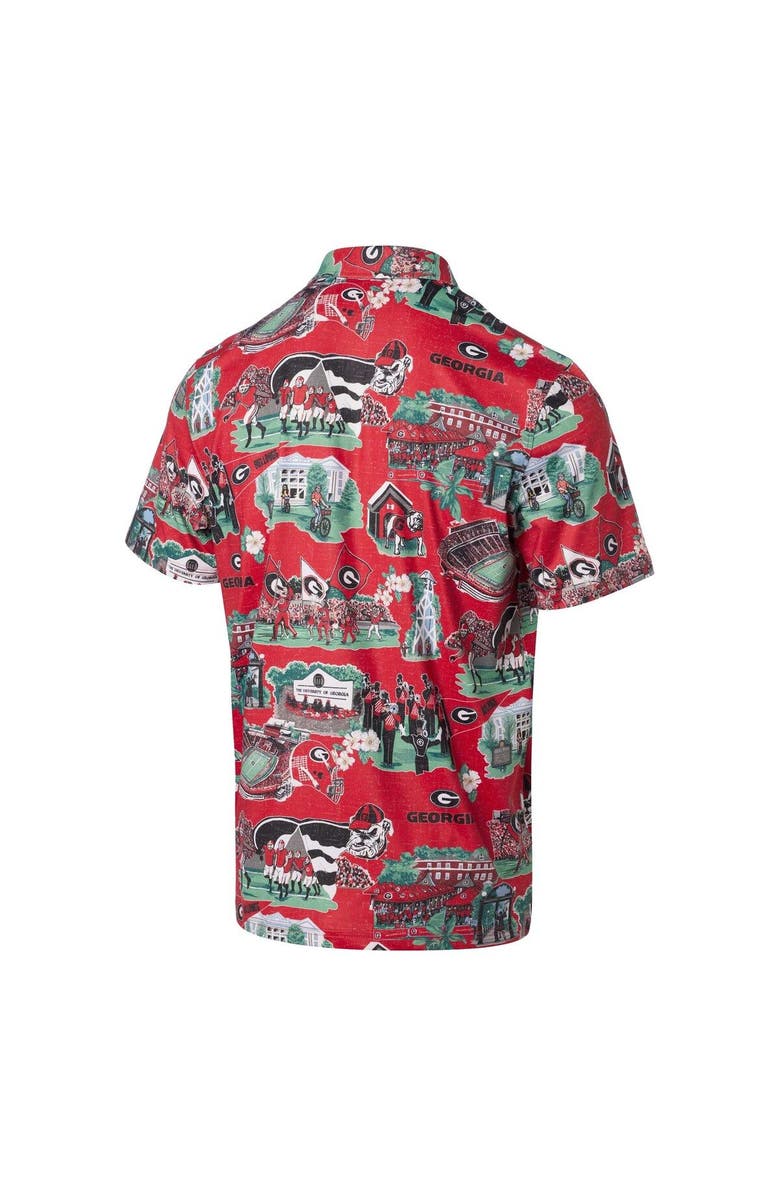 Reyn Spooner Men's Reyn Spooner Red Georgia Bulldogs Scenic Polo, Alternate, color, Red