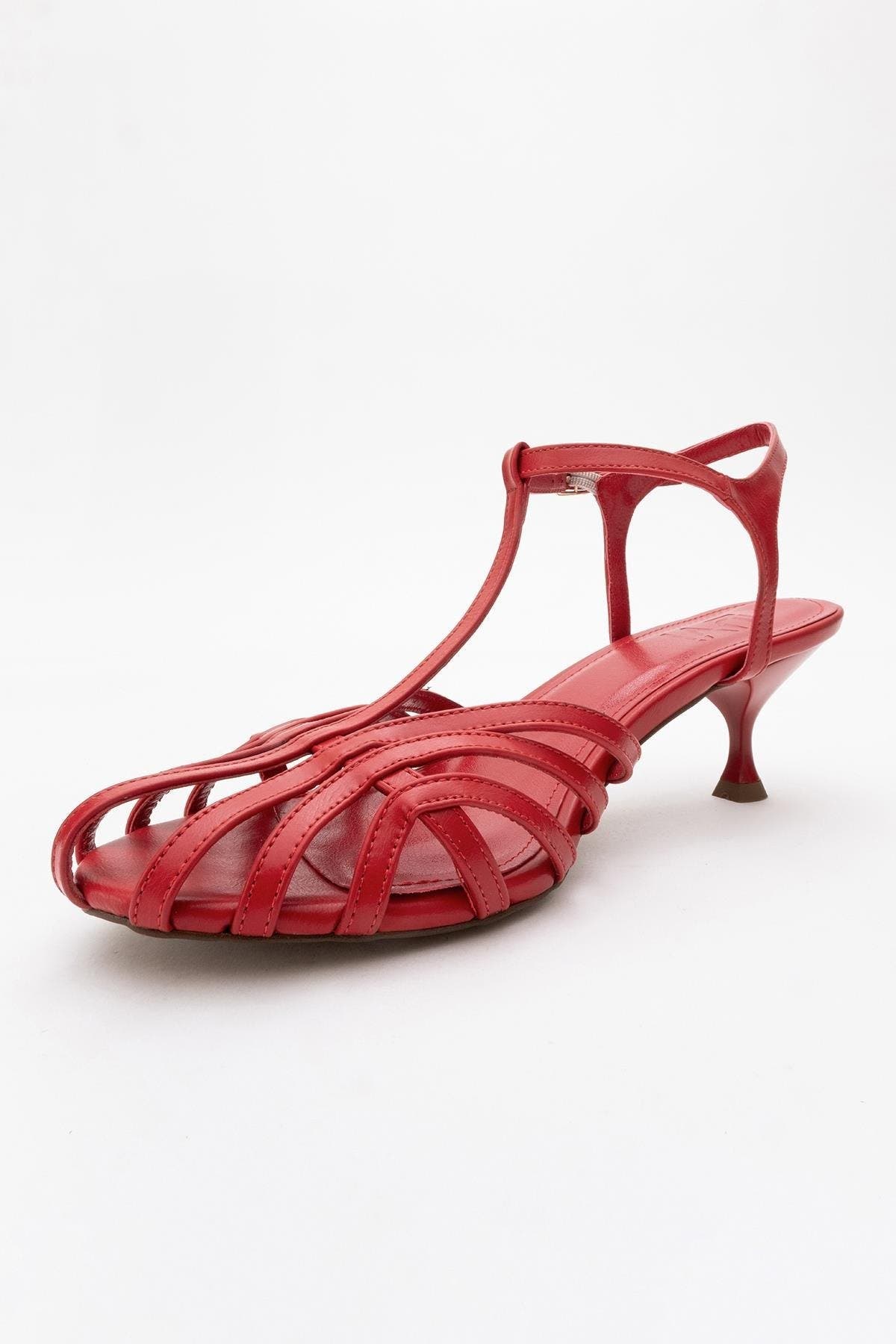 Felip Strappy Sandal, Alternate, color, Red