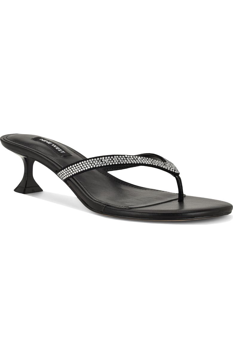 Nine West Cruiseh Flip Flop, Main, color, Black 002