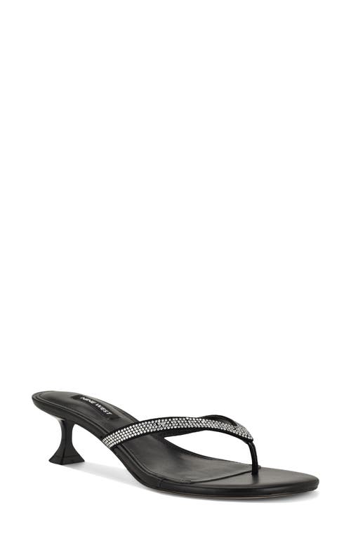 Nine West Cruiseh Flip Flop In Black
