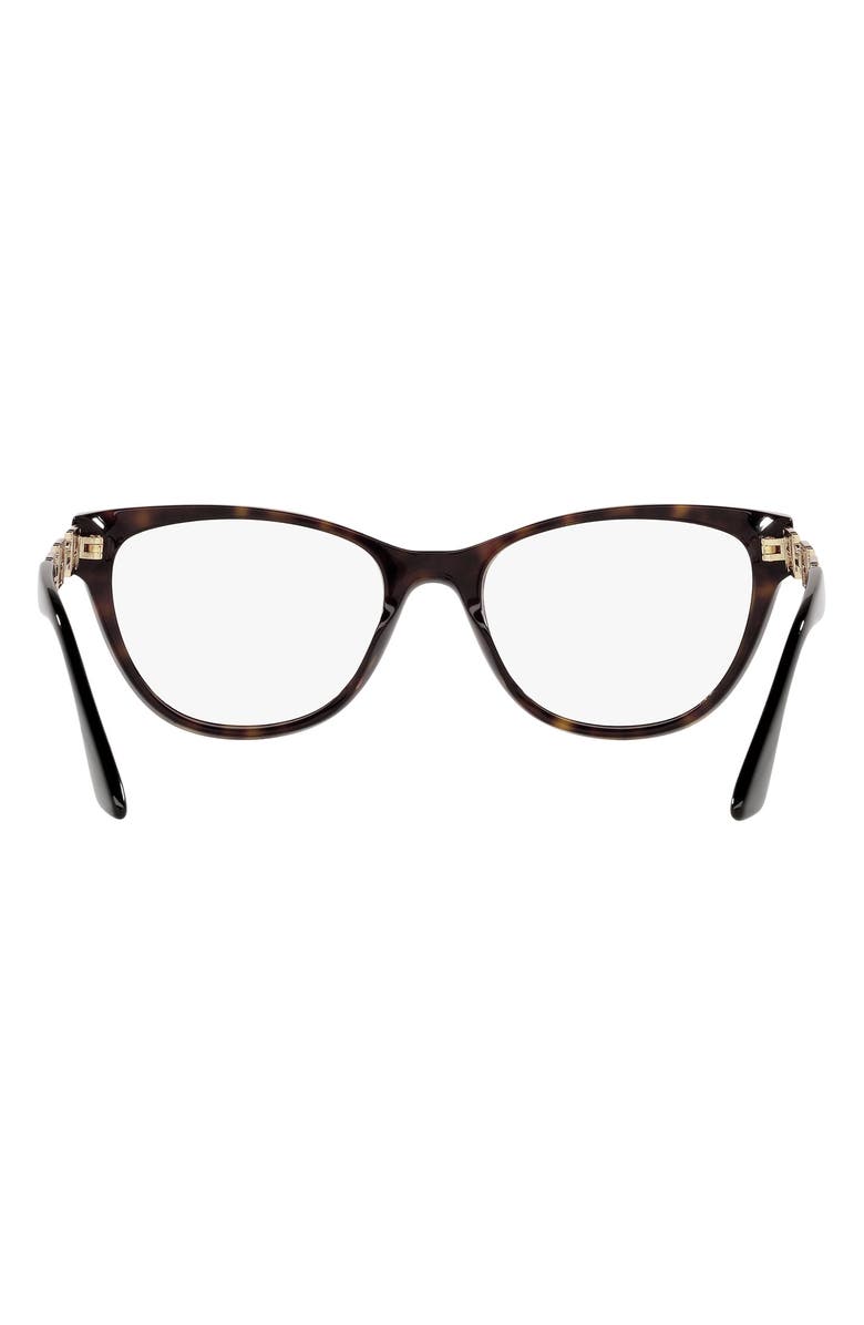 Versace 52mm Optical Glasses, Alternate, color, Havana