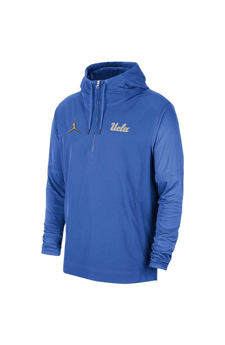 Jordan Brand Men's Jordan Brand Blue UCLA Bruins Player Half-Zip Jacket, Alternate, color, Blue