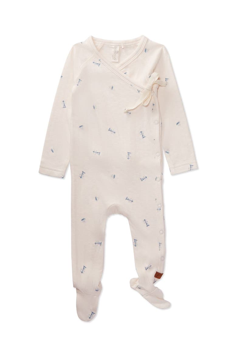 Lighthouse Pointelle Footie, Main, color, Winter White