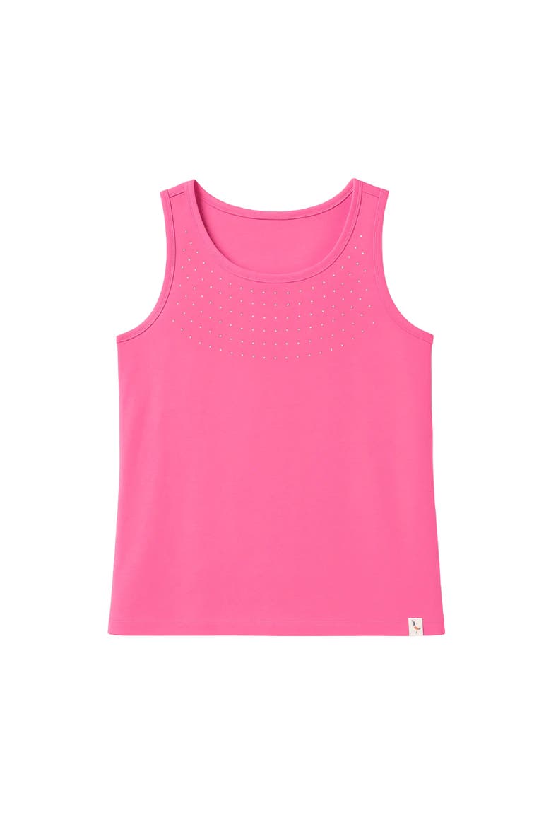 Rhinestone Tank Top, Main, color, Fuschia