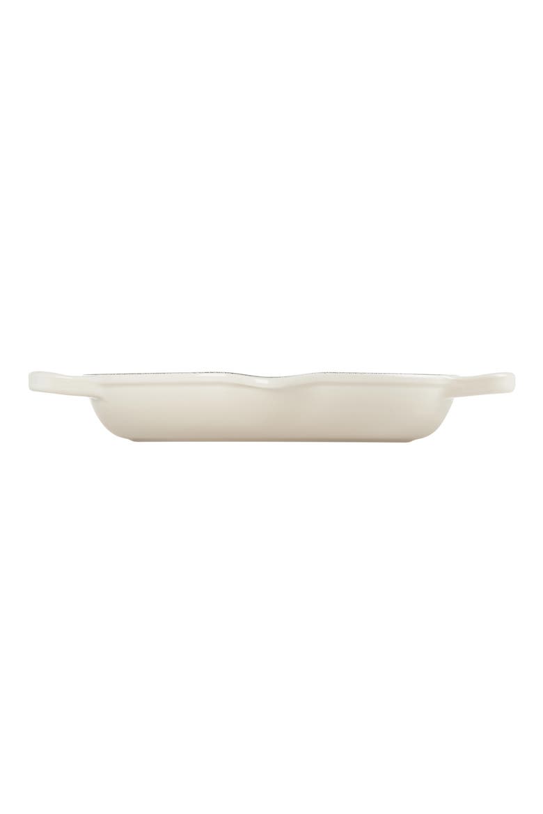 Signature Deep Round Enamel Cast Iron Grill Pan, Alternate, color, MERINGUE