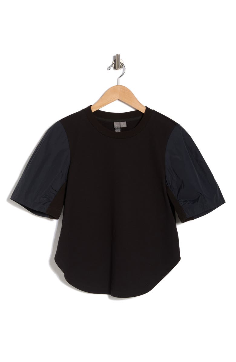 Sweaty Betty Avery Short Sleeve Top, Alternate, color, Black