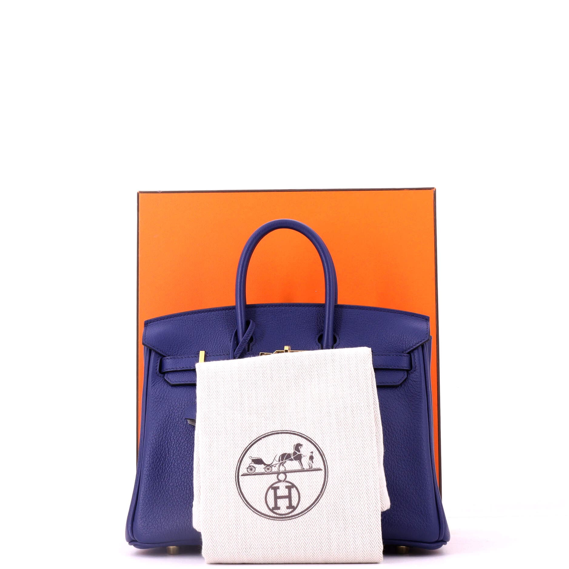 Pre-Owned Hermes Birkin Handbag Verso Novillo with Gold Hardware 25, Alternate, color, Verso-Bleu Saphir/Gris Mouette