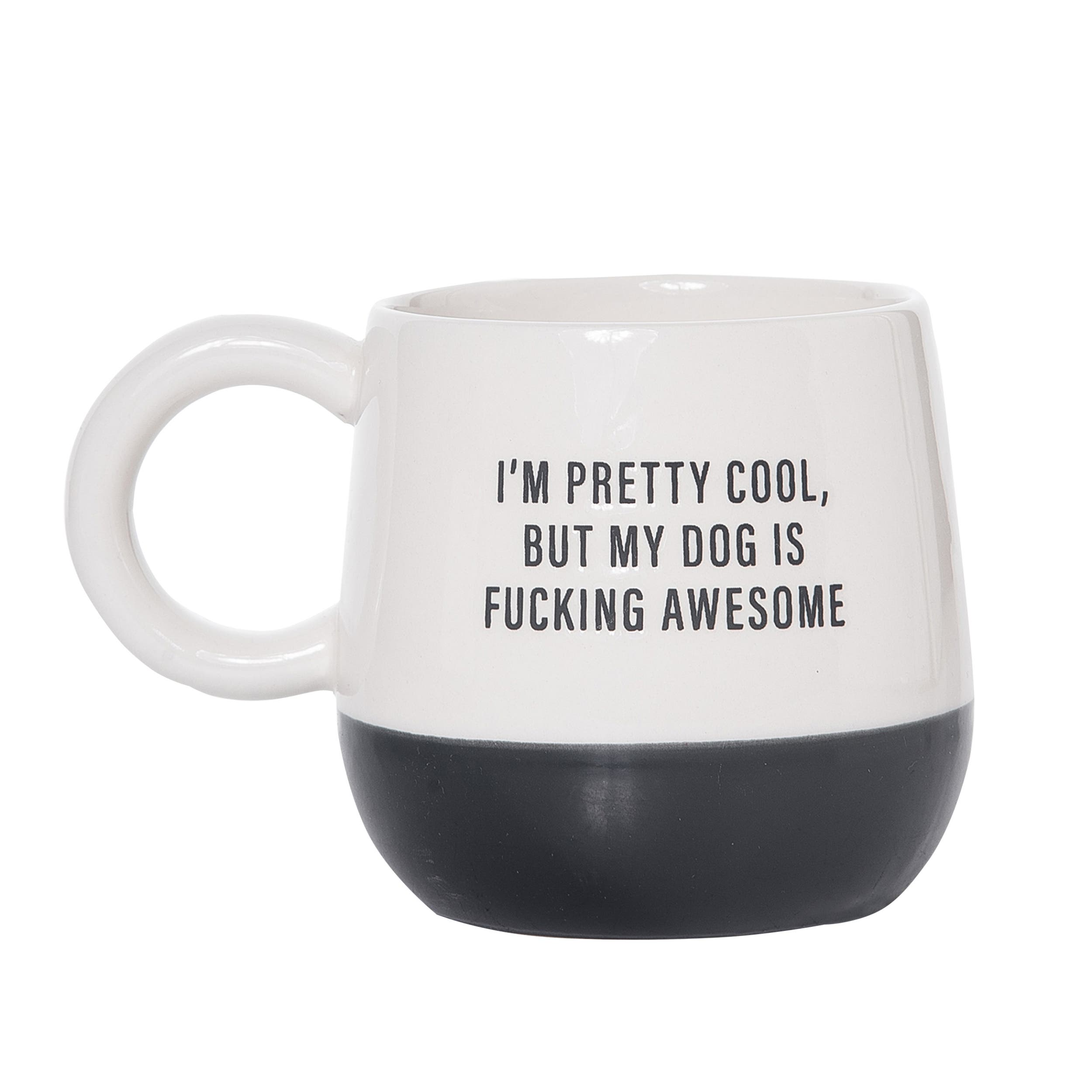 Totalee Gift My Dog Is Awesome Mug Ceramic White