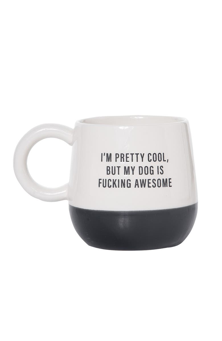 Totalee Gift My Dog Is Awesome Mug Ceramic White, Main, color, White