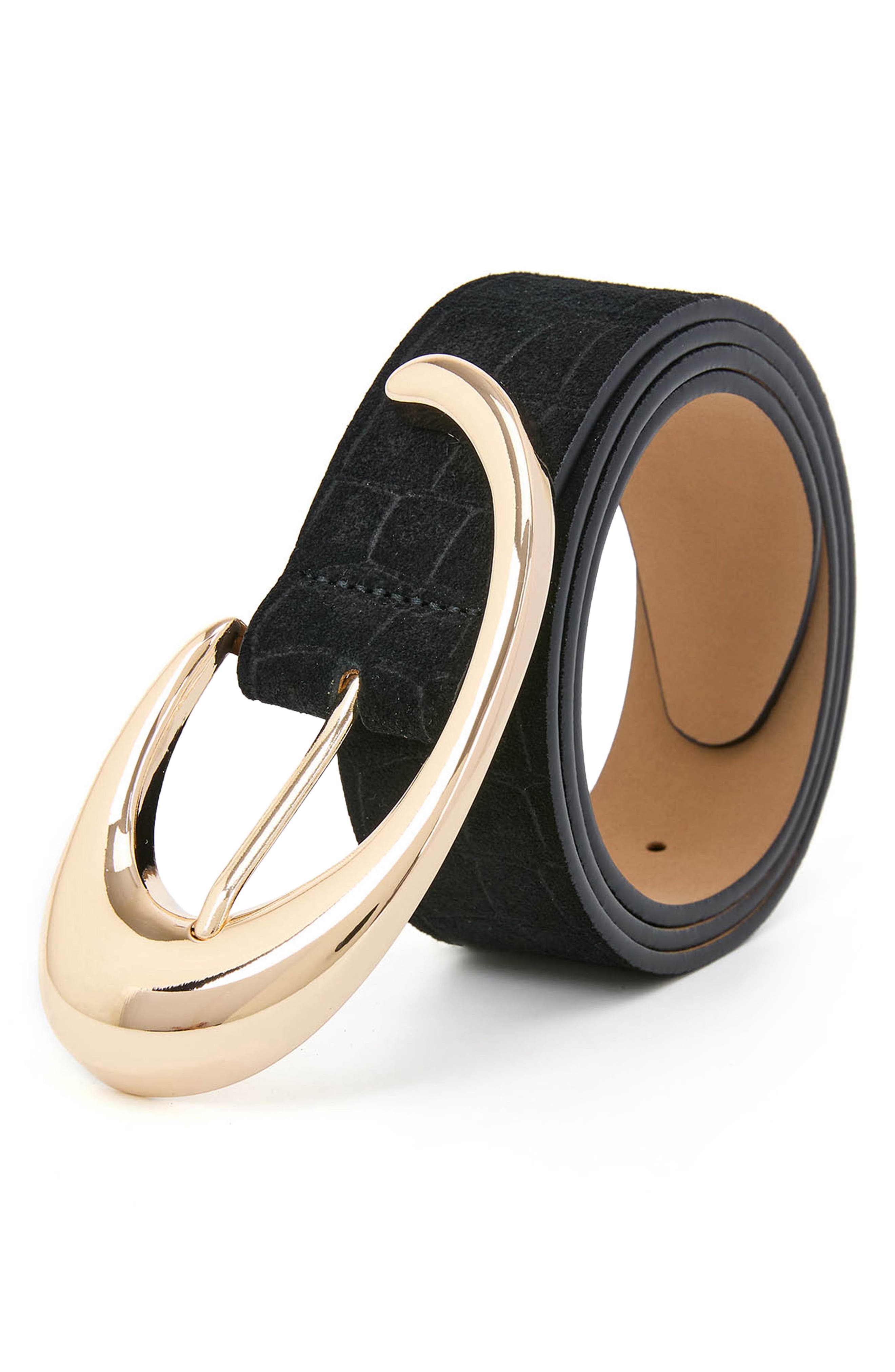 Ettika Sculpted Flow Leather Belt (Women) | Nordstrom