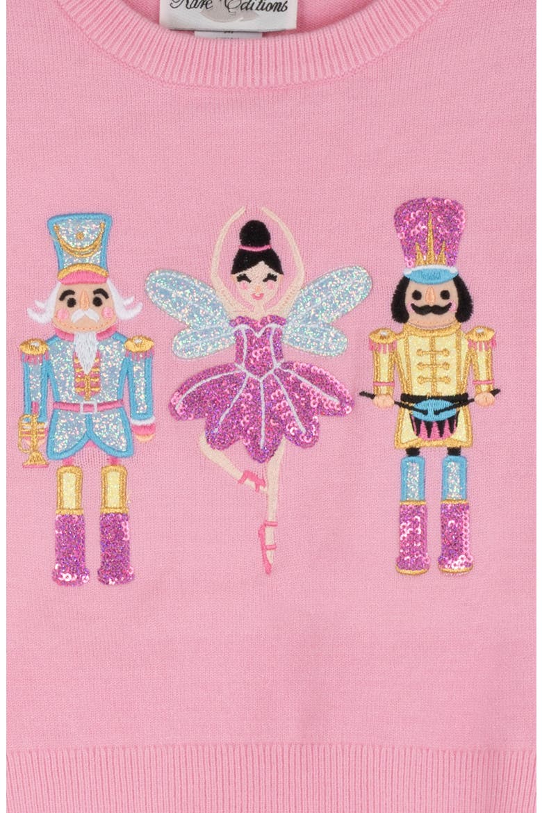 Kids' Nutcracker Sweater & Tutu Skirt Set, Alternate, color, PINK