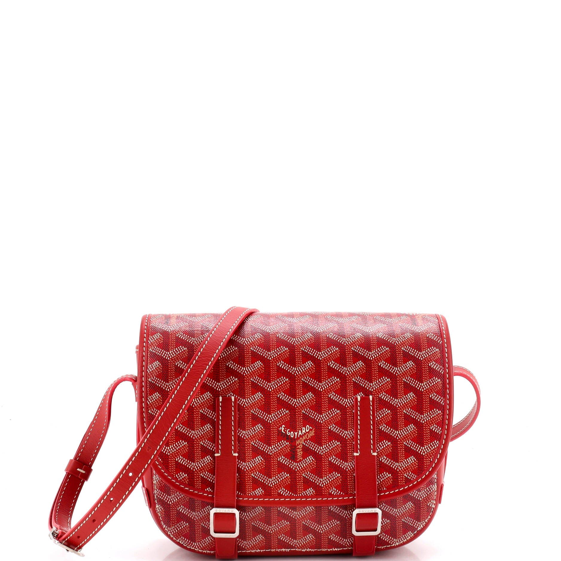 Belvedere Messenger Bag Coated Canvas PM, Main, color, Red