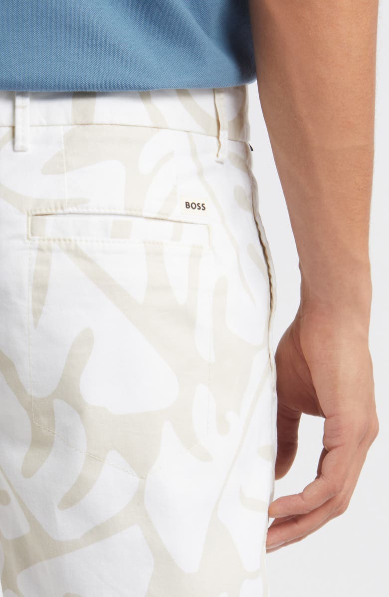 BOSS Karlos Flat Front Shorts, Alternate, color, 