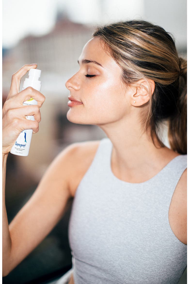 Supergoop! Defense Refresh Setting Mist with Rosemary SPF 50, Alternate, color, NO COLOR