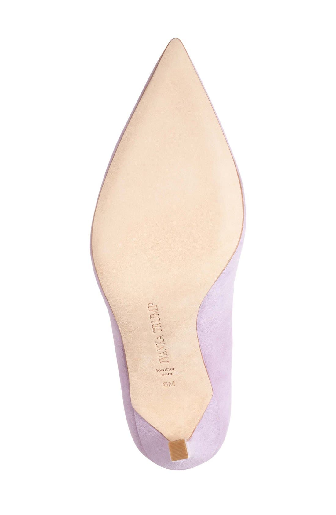 'Carra' Pump, Alternate, color, RICH LILAC SUEDE