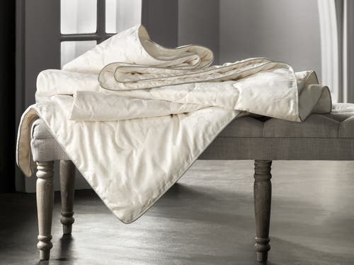 Togas Celesta Cashmere Silk Comforter In White