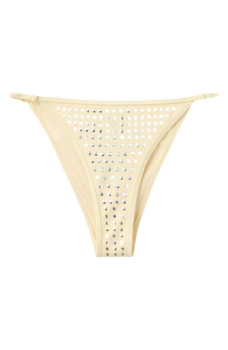 MANGO Studded Bikini Bottoms, Main, color, 