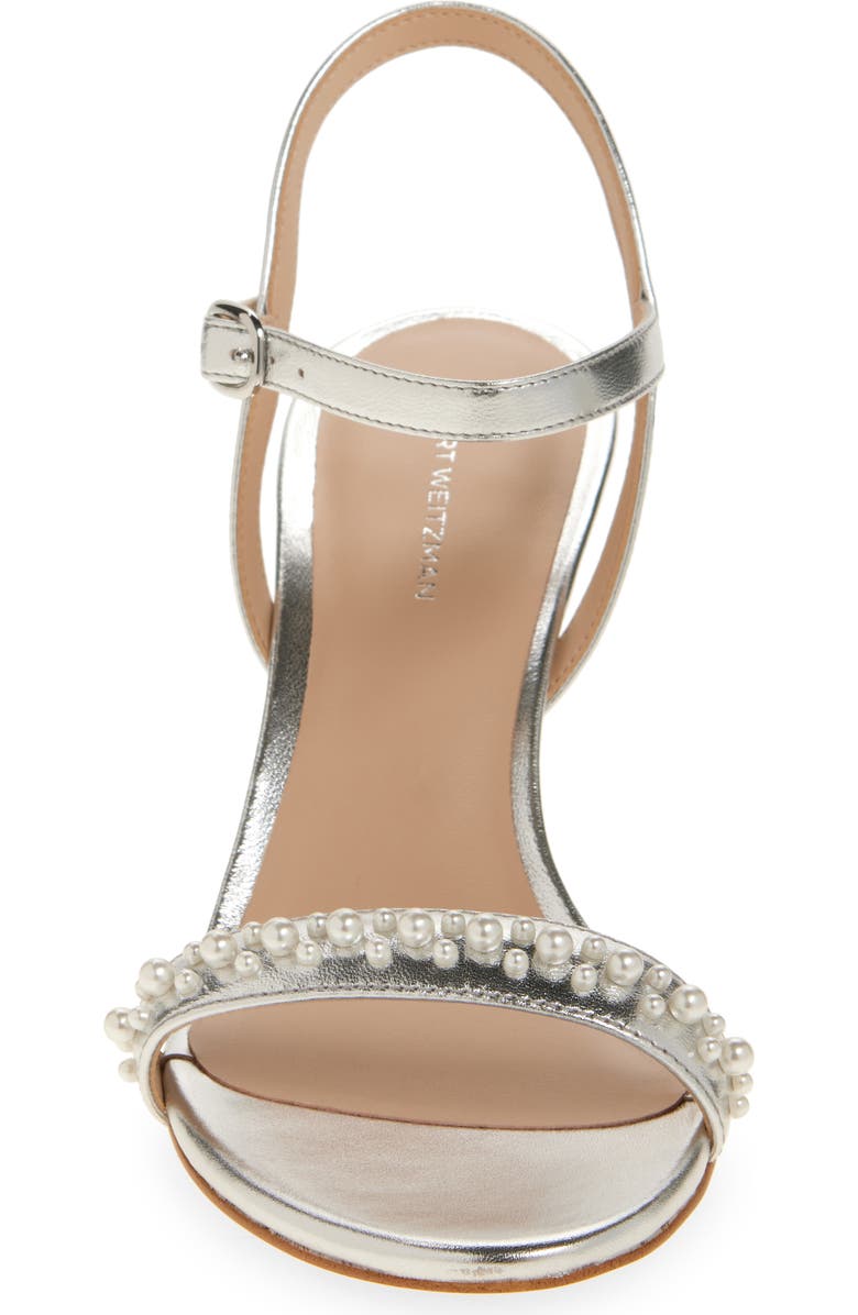 Stuart Weitzman Dancer 75 Demipearl Sandal, Main, color,