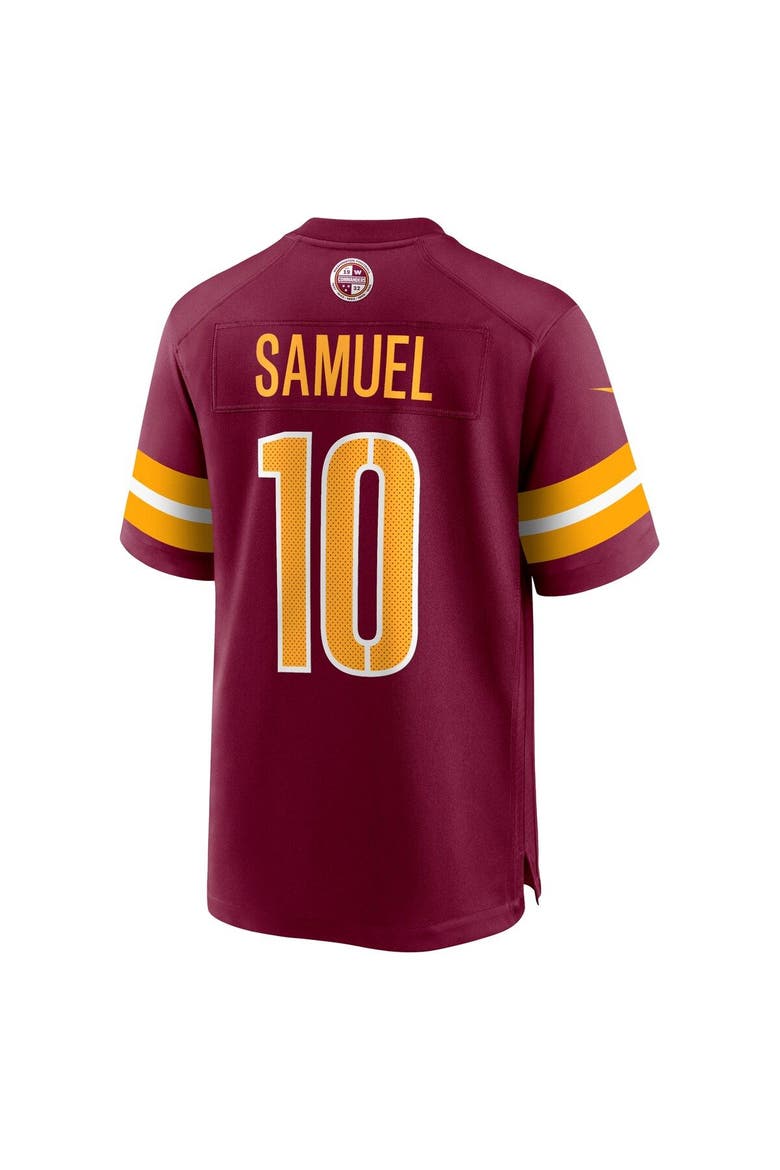 Men's Nike Curtis Samuel Burgundy Washington Commanders Game Jersey, Alternate, color, Burgundy