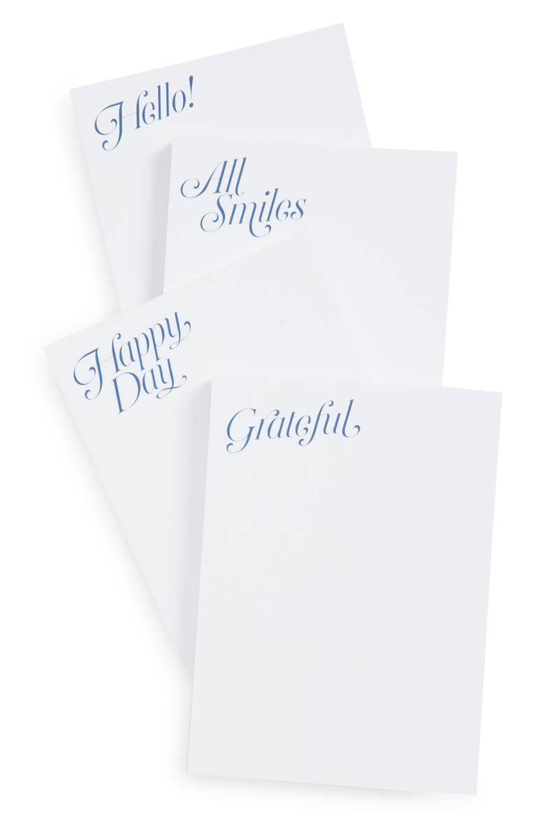 Set of 4 Notepads, Main, color, CHEERY