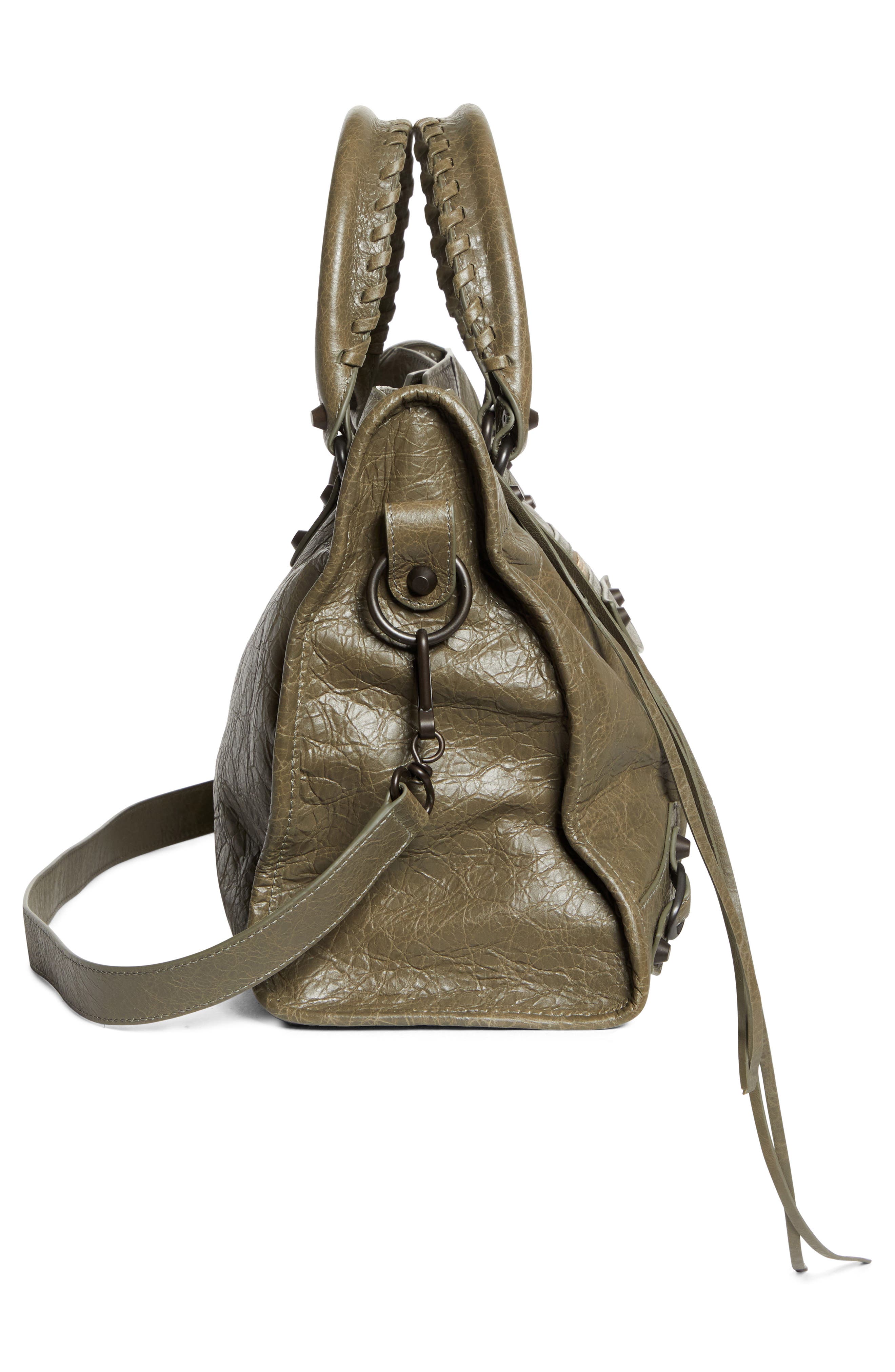 Balenciaga Medium Le City Leather Handbag, Alternate, color, 