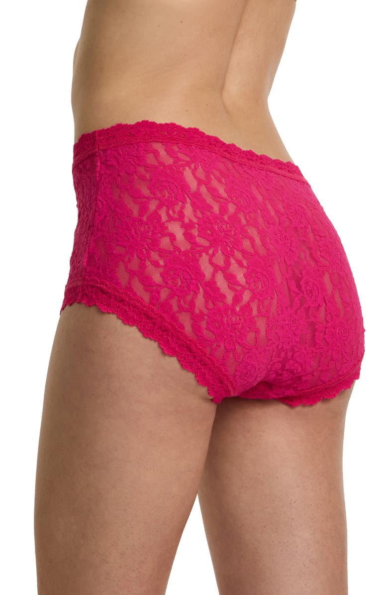 Hanky Panky Signature Lace High Waist Boyshorts, Alternate, color, Sealed With A Kiss