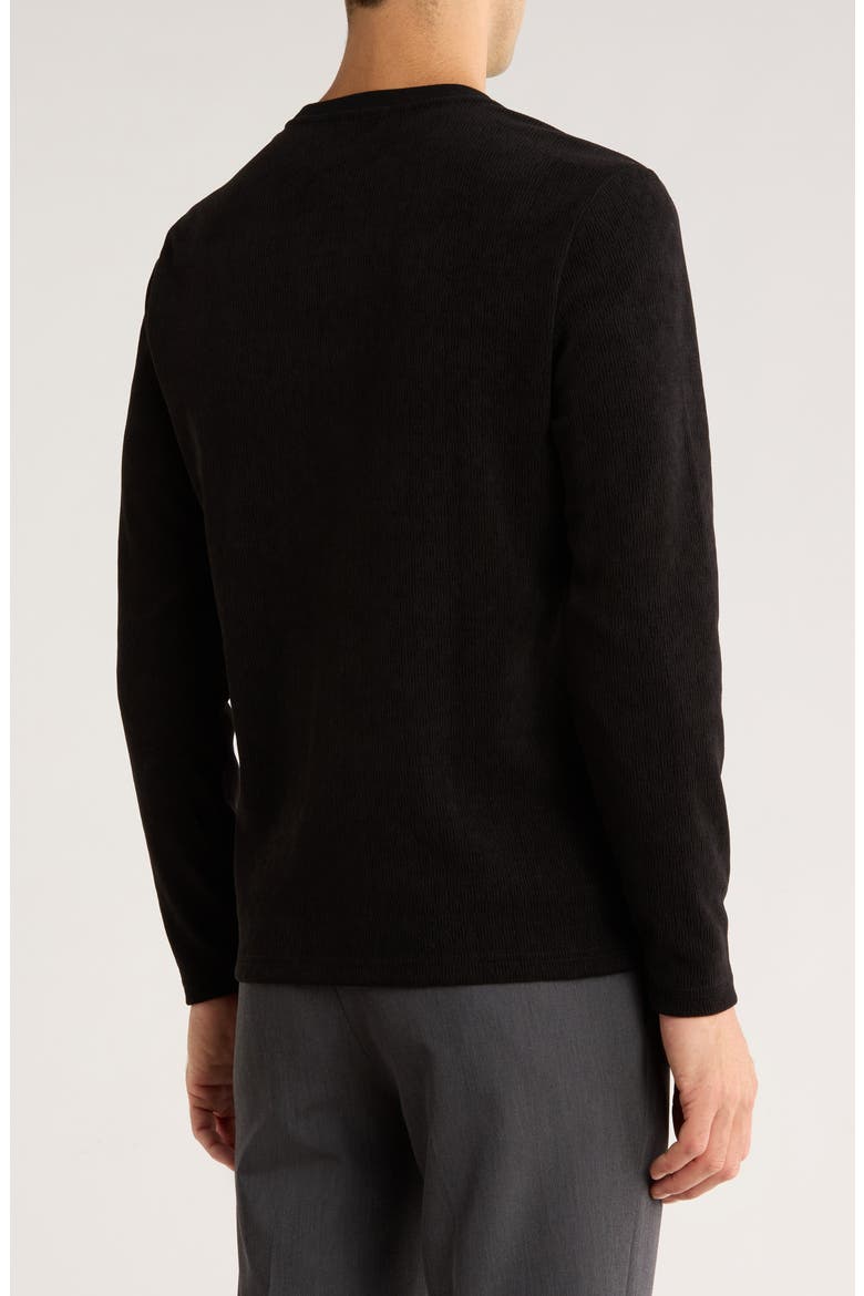 Sampson Long Sleeve Knit T-Shirt, Alternate, color, BLACK