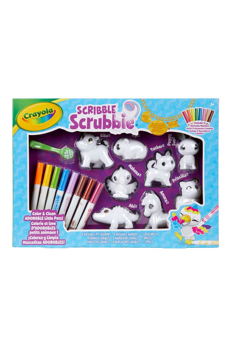 Crayola Scribble Scribble Scrubbie Pets, Alternate, color, MULTI