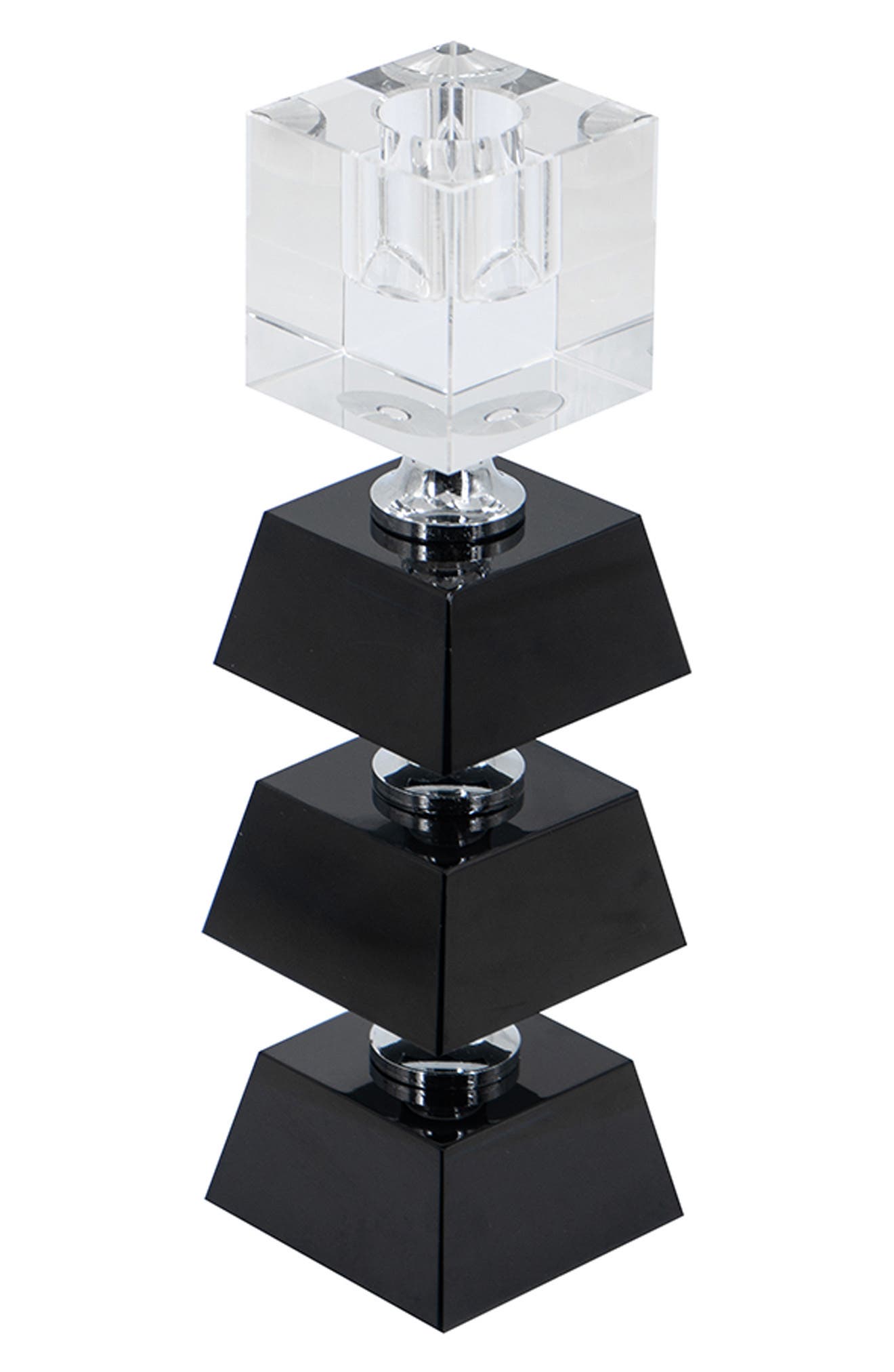 Geometric 3-Tier Candle Holder